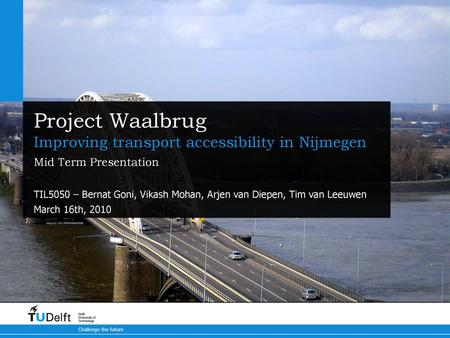 Improving transport accessibility in Nijmegen