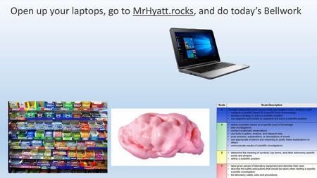 Open up your laptops, go to MrHyatt.rocks, and do today’s Bellwork