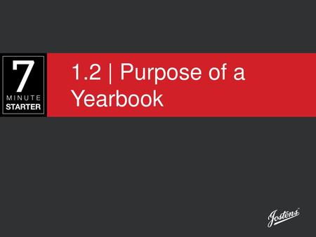 1 2 Purpose Of A Yearbook Ppt Download