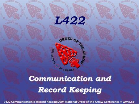 Communication and Record Keeping