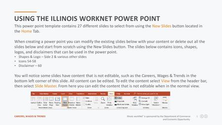 Using the Illinois workNet Power Point