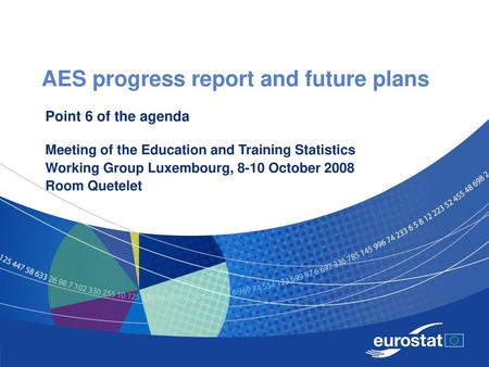 AES progress report and future plans
