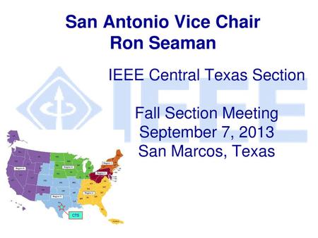San Antonio Vice Chair Ron Seaman