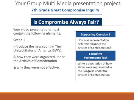 Your Group Multi Media presentation project: