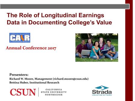 The Role of Longitudinal Earnings Data in Documenting College’s Value