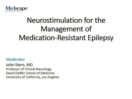 Neurostimulation for the Management of Medication-Resistant Epilepsy