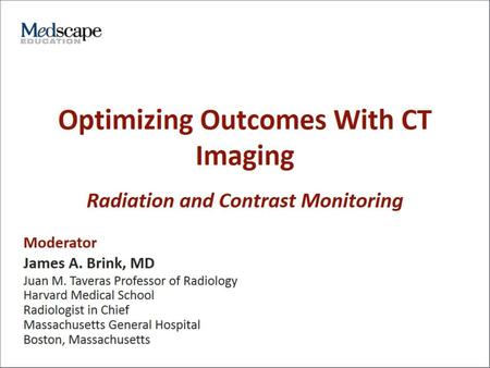 Optimizing Outcomes With CT Imaging