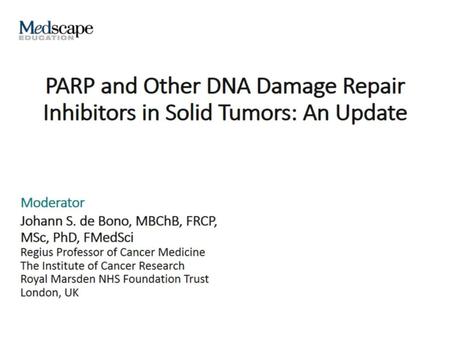 PARP and Other DNA Damage Repair Inhibitors in Solid Tumors: An Update