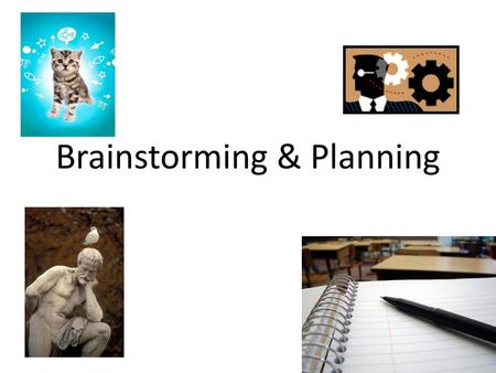 Brainstorming & Planning