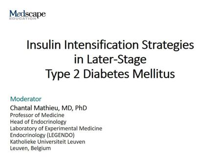 Insulin Intensification Strategies in Later-Stage Type 2 Diabetes Mellitus.