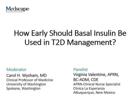 How Early Should Basal Insulin Be Used in T2D Management?