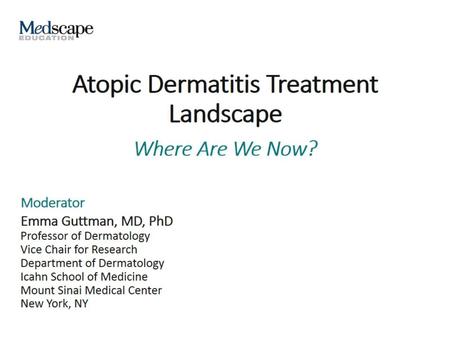 Atopic Dermatitis Treatment Landscape