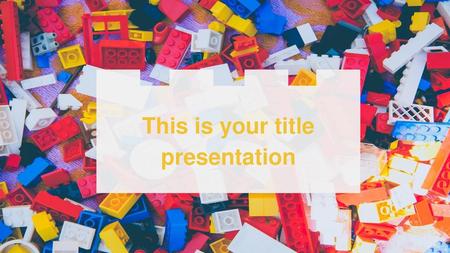 This is your title presentation