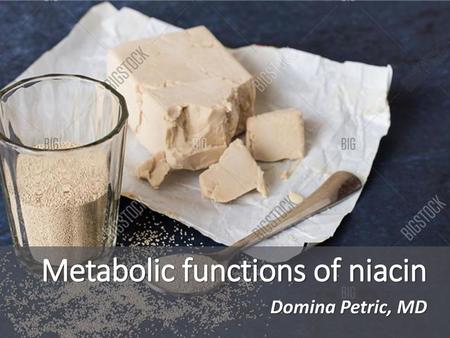 Metabolic functions of niacin