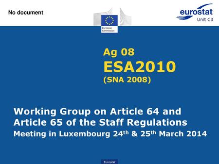 No document Ag 08 ESA2010 (SNA 2008)