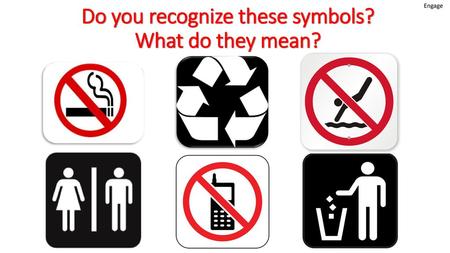 Do you recognize these symbols? What do they mean?