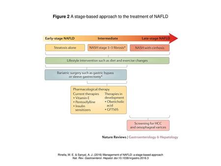 Figure 2 A stage-based approach to the treatment of NAFLD