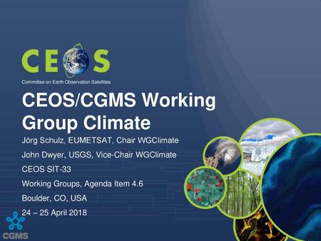 CEOS/CGMS Working Group Climate