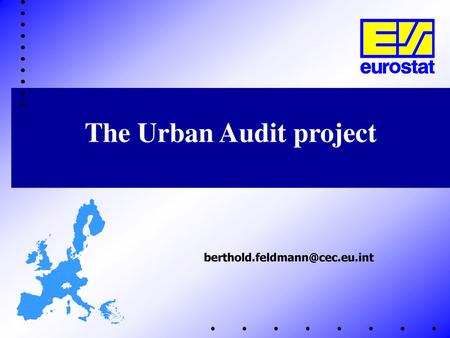 The Urban Audit project