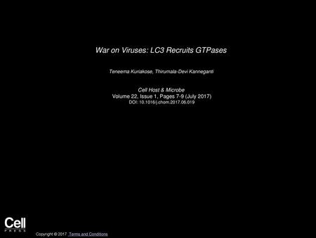 War on Viruses: LC3 Recruits GTPases