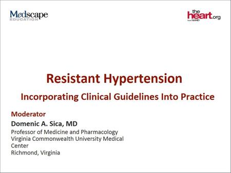 Resistant Hypertension