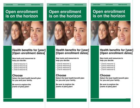 Open enrollment is on the horizon Open enrollment is on the horizon