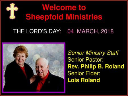 Welcome to Sheepfold Ministries