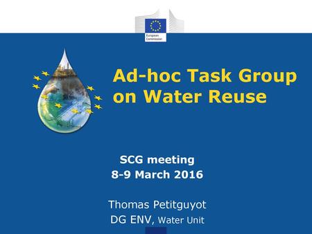 Ad-hoc Task Group on Water Reuse