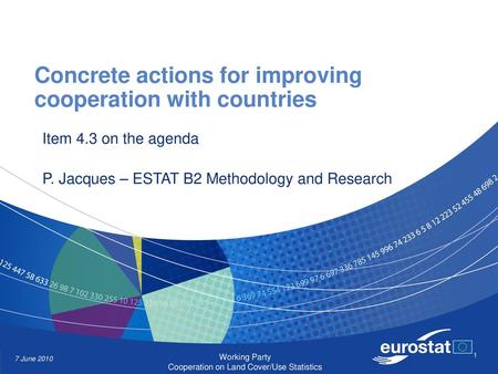 Concrete actions for improving cooperation with countries