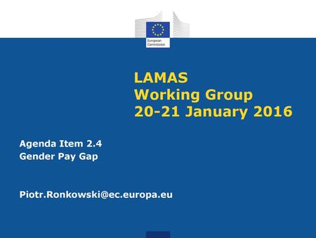 LAMAS Working Group January 2016