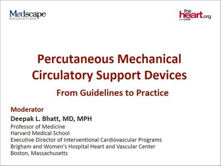 Percutaneous Mechanical Circulatory Support Devices