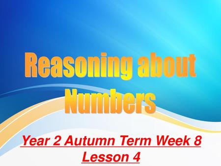 Year 2 Autumn Term Week 8 Lesson 4