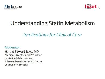 Understanding Statin Metabolism