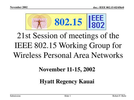 doc.: IEEE /468r0 November 11-15, 2002 Hyatt Regency Kauai