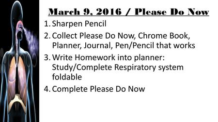 March 9, 2016 / Please Do Now Sharpen Pencil