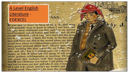 A Level English Literature - EDEXCEL