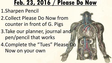 Feb. 23, 2016 / Please Do Now Sharpen Pencil
