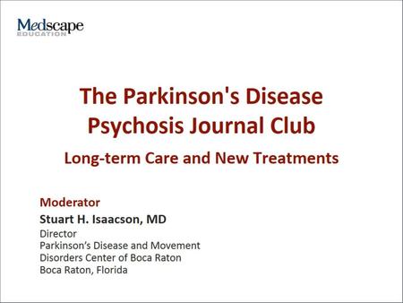 The Parkinson's Disease Psychosis Journal Club