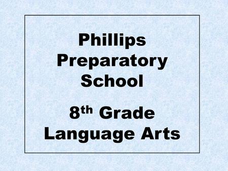 Phillips Preparatory School