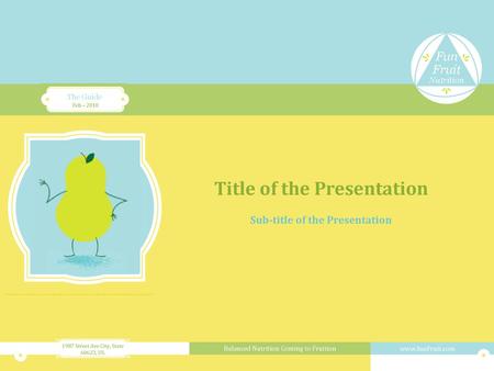 Title of the Presentation