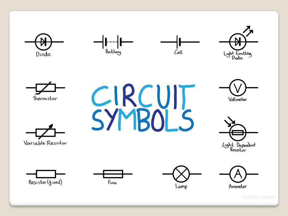 simple circuit symbols
