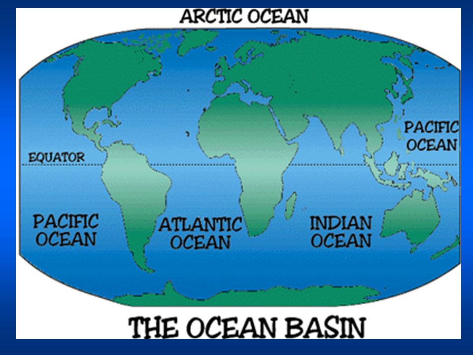 The Four Oceans Map Oceans The Oceans Cover 70.8 Percent Of Planet Earth. By Far The Largest Of  The Four Oceans, The Pacific Ocean Covers Nearly One-Third Of The Globe. -  Ppt Download