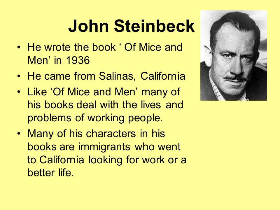 themes john steinbeck wrote about