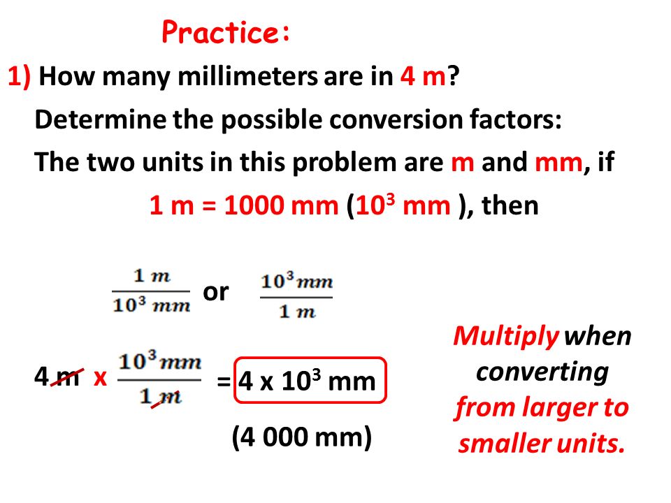 how many millimeters are in a meter