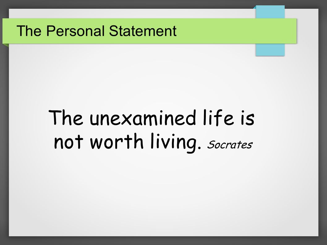 unexamined life is not worth living essay