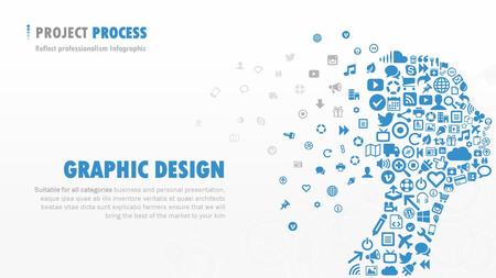 GRAPHIC DESIGN PROJECT PROCESS Reflect professionalism Infographic