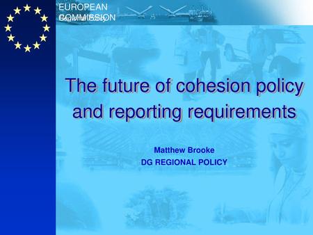 The future of cohesion policy and reporting requirements