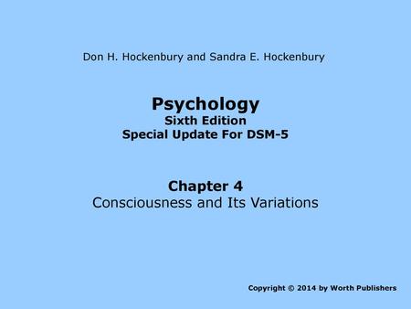 Special Update For DSM-5