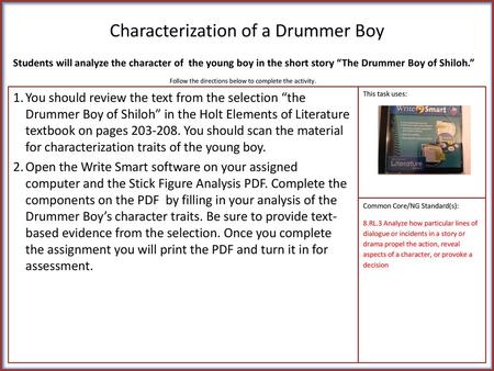 Characterization of a Drummer Boy