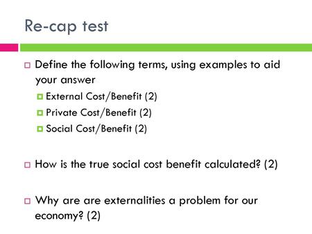 benefit cap examples